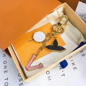top selling DHL shipping Luxury Designer Keychain Fashion Classic Brand Key Buckle Letter Design Handmade Gold Keychains Mens Womens Bag Pendant High Quality