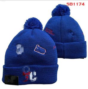 Шапки Philadelphia '76ers'' Boston Bobble Hats Бейсбольные хоккейные кепки 2023-24 Модельер-ведро Шапка массивной вязки Шапка-бини с искусственным помпоном Рождественская шапка Спортивные вязаные шапки