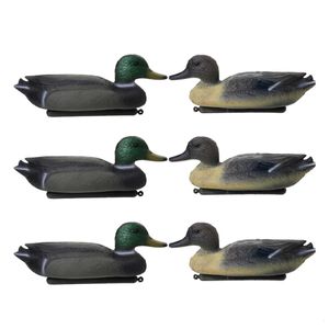 Game Calls 6 pezzi 3D anatra esca galleggiante esca con chiglia per caccia all'aperto Accessori per la pesca Uccello realistico galleggiante sull'acqua 231122