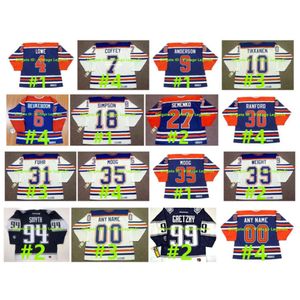 Vintage CCM Wayne Gretzky Oilers Hokey Jersey Edmonton Kevin Lowe Paul Coffey Glenn Anderson Esa Tikkanen Mark Messier Dave Semenko Doug Nadir