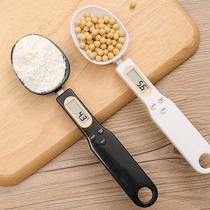 Measuring Tools 500g01g Portable LCD Digital Kitchen Scale Measuring Spoon Coffee Sugar Gram Electronic Spoon Weight Volumn Food Scale 230422