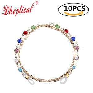 Cadenas para anteojos 10 Uds. Cadena colorida para anteojos, soporte para gafas de sol y gafas de lectura de dhoptical 231121