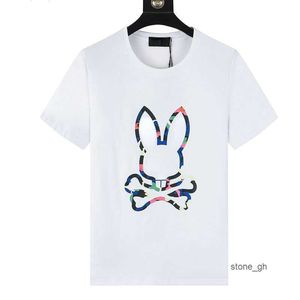 Coelho Psychobunny Homens Camisetas Mens Camiseta Designer Moda Coelho Impressão Casual Tshirt Crânio Verão Manga Curta Tee Respirável Casal Redondo Pescoço 1 0llr