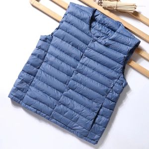 Gilet da uomo Gilet leggero senza colletto