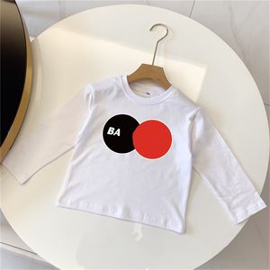 Men and women treasure treasure with the same designer new round neck long sleeve cotton base shirt warm comfortable trend brand children's wear size 90-150cm b019