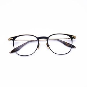 Solglasögon ramar Fashion Belight Optical Japan Design Titanium Retro Vintage Spectacle Frame Men Recept Gerglas Eglasögon T701