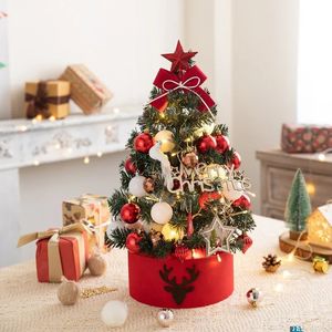 Noel Süslemeleri Noel Süslemeleri 2024 Noel Süsleri Masaüstü Noel Ağacı Seti DIY Mini Noel Ağacı 231121