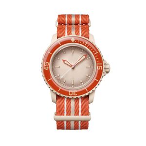 Mulheres Biocerâmica Moonswatch ÁRTICO PACÍFICO ATLÂNTICO INDIANO ANTÁRTICO quartzo relógios mecânicos Cronógrafo Mens Watch Luminous NATO strap