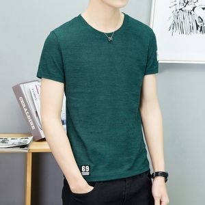 メンズTシャツ1063 100％綿掘り月を掘る面白いメンズOネックTシャツ