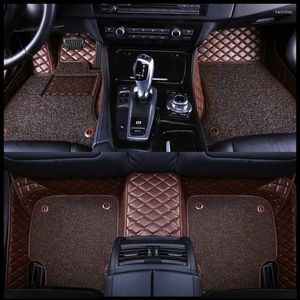 Anpassad bilgolvmatta för Chery Tiggo 3 5 QQ Alla modeller Auto Accessories Double Foot Mats