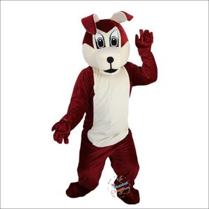 2024 Professional Brown Wolf Dog Cartoon Mascot Costume Walking Cartoon Anime Earth Performance Clothing Earth Props Clothing