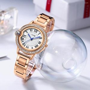 Armbanduhren Mode Quarz Frauen Designer Marke Wasserdichte Womenw Uhren Edelstahl Uhr Casual Liebhaber