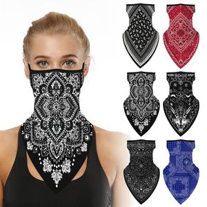 Bicicleta ciclismo máscara facial polainas pescoço anti-poeira proteção uv masculino feminino motocicleta máscara de cobertura facial bandana com orelha loops260g