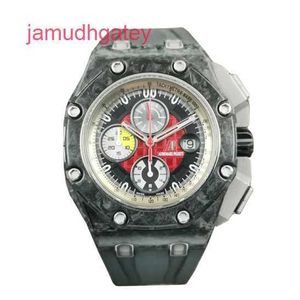 Ap Swiss Luxury Watch Series Royal Oak Кованый углеродно-черный керамический титановый металл в трех материалах диаметром 44 мм для мужских часов 26290io Oo