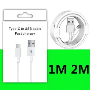 小売ボックス1M 2mタイプCケーブルデータ充電器マイクロUSB CケーブルSAMSUNG GALAXY S10 S20 S22 S23 XIAOMI HUAWEI LG ANDROID電話