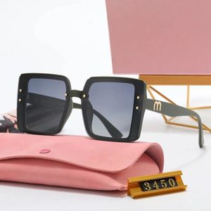 Nuovi occhiali da sole Miu da uomo e da donna con montatura quadrata di colore abbinato 3045, occhiali da sole da esterno presi sulla strada turistica UV400