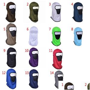Uni Clava Scarf Ski Cycling Hood Fl Face Mask Party Hats Motorcycle Sun Protection Dust Windproof Headgear Riding Hat Drop Delivery Dhiby