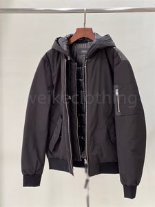 Kurtka zimowa MACKAGES Designer Puffer Kurtka Parka 90% gęsi kurtka w dół pojedyncza kontrola wypełniona Odłączona gęsta ciepła z kapturem kurtka Patchwork Kurtka Kanada