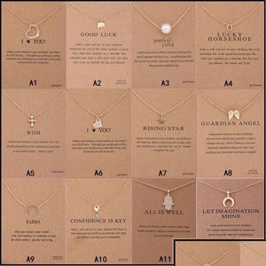 Pendant Necklaces Car Dvr Pendant Necklaces Pendants Jewelry Arrival Dogeared Necklace With Gift Card Elephant Pearl Love Wings Cross Dhwas