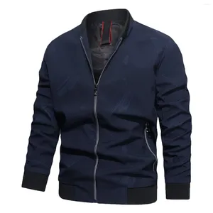 Men's Jackets Scientist Mad Windproof Autumn Mens Zip Long Winter With Print Stcollar Sleeve Coat Travel Down Jacket Men