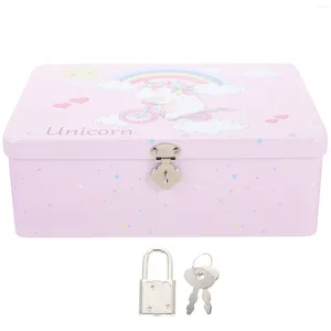 Gift Wrap Jewelry Organizer Clear Decorative Storage Box Lid Empty Tin Tinplate Kids Cubes Candy Tins Lock