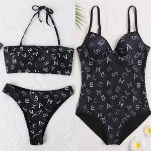 Home Fashion Women Swimsuit Sexy Girls Bathing Suit Swimwear Bikinis One-piece Suits Set Bodysuit Swim Clothing Designer Swimming 218p