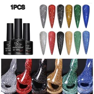 Gel per unghie 8ml Colla flash Potherapy Glitter Art Disco Vernice UV ad asciugatura rapida fai-da-te Soak Off smalto per unghie