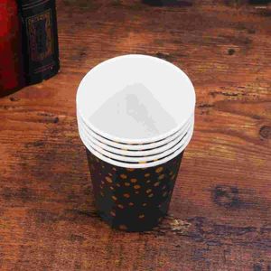 Disposable Dinnerware 10 PCS Polka Dot Child Upholstery Supplies Party Paper Coffee Cups M
