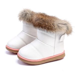 Boots COMFY KIDS Winter Warm GirlsSnow For Children Baby Shoes Pu Leather Soft Bottom Snow boots for Girls 231122