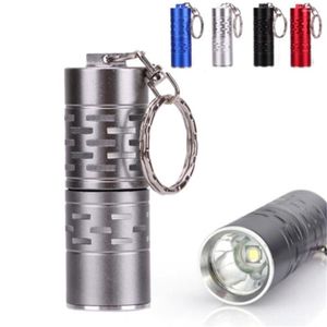 Keychains Mini Multifunctional Key Chain LED Mountaineering Camping Pocket Outdoor Waterproof Strong Light Portable Ring