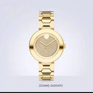 Frauen Luxus Designer Watch Swiss Bewegung Frauen Uhren Kristallglasetset mit Diamanten 316L Edelstahl -Zifferblattweite Uhren