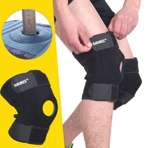 Podkładki kolanowe 1PC Basketball z 4 źródłami wspornik rzepki Regulowany rowerowy rowerowy podnoszenie ciężarów Procet Soccer Brace