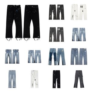 HotSale Designer Galleryse Depts Jeans Herr Kvinnor Jean Broderi Quiltning Ripped Trend Märke Vintage Byxa Herr Vik Slim Skinny Mode Jeans Byxor