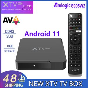 Android 11 mytvonlineスマートボックスXTV SE2 LITE S905W2 2G 8G WIFI XTREAM STALKERID MYTV ONLINE 4K ATV LIVEAV1メディアプレーヤー