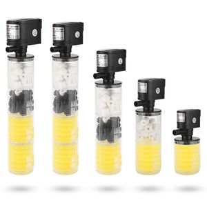 Filtration Heating 3 in 1 Aquarium Multifunction Filter Pump Oxygen Fish Tank 4 Layers Internal Material Air 230422