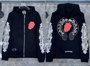 Designer feminino moletons designer cromo moletons de inverno Capuz do coração CH jaqueta de manga comprida casaco solto com capuz Homem Hip Hop Chromees Hearts Casacos Q18