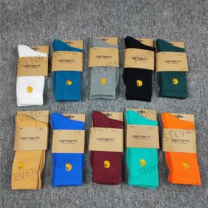 Herrstrumpor Herrstrumpor Bomullsarbeten Sport Vinter Vit Svart varm basket Plain Brodered Casual Male Socks Men High Quality Running T231122