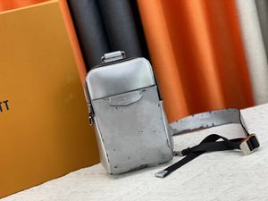 OUTDOOR SLINGBAG Серебряные мужские сумки Дизайнерские сумки Taigarama Noir Черно-коричневые цветочные слинг-сумки Luxurys Mens Mini Corss Body Autres Toiles Монограммы Кошелек Кошелек Поясные сумки