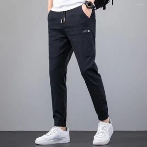 Herrenhose waschbar, stylisch zum Schnüren, dehnbar, superweich, Herrenhose, schmale Passform zum Joggen