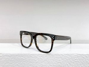 Optiska glasögon för män Kvinnor Retro Designer 50041 Fashion Two-Color Acetate Fiberglass Frames European och American Style Anti-Blue Light Lens Plate with Box