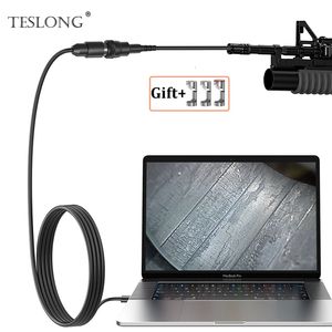 PLUMM FARNINGAR TESLONG NTG100 RIFLE BORESCOPE CAMALE 0.2INCH DIGITAL HACKING RENGING Räckvidd med LED -lampor .20 Kaliber och större 230422