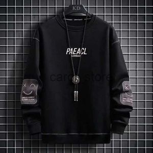 Erkek Hoodies Sweatshirts Sonbahar Mürettebat Boyun Sweatshirt Erkekler Giyim Lüks Büyük Boyut Mektup Desen Essentials Street Wear Hipster Hip Hop Kore Giysileri J231121