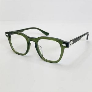 Top Luxury Designer chr оптические круглые солнцезащитные очки для мужских и женских солнцезащитных очков с тяжелой процессной прозрачной зеленой оправой, линзы для защиты от радиации поставляются с коробкой