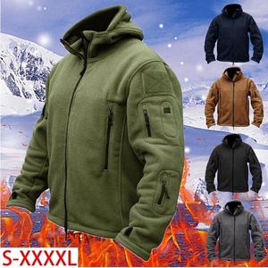 Herrenjacken Military Man Polar Fleece Taktische Jacke Outdoor Polartec Thermal Atmungsaktive Sport Wandern