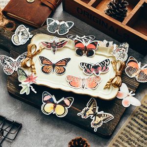Gift Wrap YPP CRAFT Retro Butterflies Vellum Paper Stickers For Scrapbooking DIY Projects/Po /Card Making Crafts