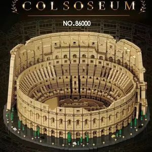 Bloklar Büyük 9036pcs 86000 Mimarlık Şehir İtalya Roman Colosseum Model Yapı Blokları 10276 Tuğla Çocuk Oyuncakları 231122