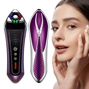 Face Care Devices EMS enhancement beauty instrument R F LED pon therapy wrinkle removal tool Micro current ion introduction skin tightening device 231121