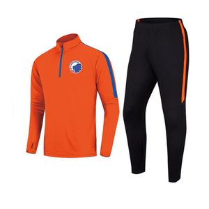 F C Copenhagen Football Club Herren-Trainingsanzug, Fußballjacke, Freizeit-Trainingsanzüge, Erwachsene, Kinder, Outdoor-Sportbekleidung, Joggen, Hiki336J