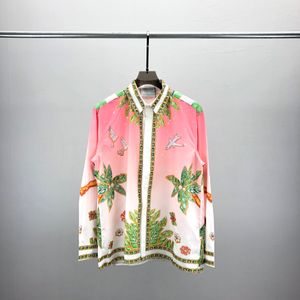 2023 Luksusowy projektant mody Mode Męskie Koszulki Business Business Casual Brand Spring Spring Slim Shirt M-3xl #10