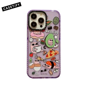Cell Phone Cases CASETIFY Ketnipz TPU Cases for iPhone 13 12 11 14Pro Max XR XS Max 7 8Plus 14Plus Lady Girl Antidrop Soft Clear Cover D0325 J230421